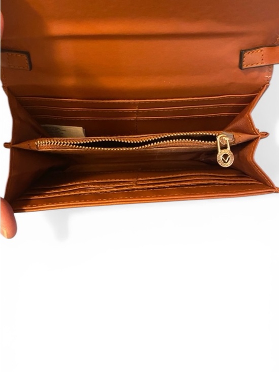 Valentino Orlandi Brown and Tan Monogram Crossbody Bag - Picture 6 of 7